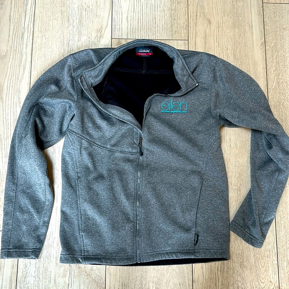 Ellen Degeneres zip up fleece. Size Small